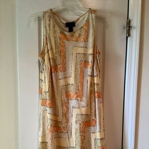 Sexy and fun  sleeveless Sigfrid Olsen Dress withe a flirty hem!